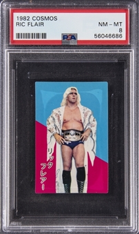 1982 Cosmos Wrestling Ric Flair Rookie Card – PSA NM-MT 8